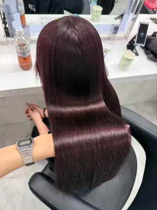 カラー Ma2Ri /ゆるふわ暖色カラーのヘアスタイル