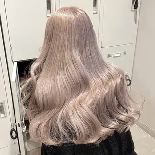 ロング カラー ハイトーン/韓国 レイヤー/るか🎀のヘアスタイル