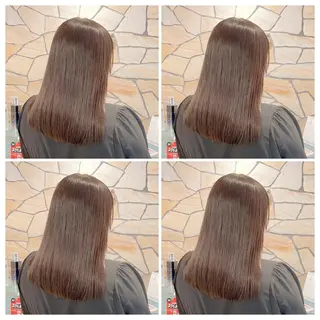 ロング カラー 髪質改善 艶髪矯正 エクステ かいり✂️のヘアスタイル