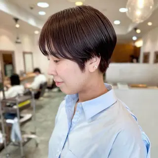 ショート カラー ショート/パーマ/ MIOのヘアスタイル