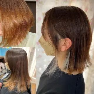 ミディアム くせ改善師 髪質改善師ゴトウのヘアスタイル