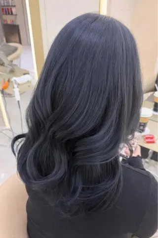 セミロング こころ/sand/透 明感カラー/縮毛矯正のヘアスタイル