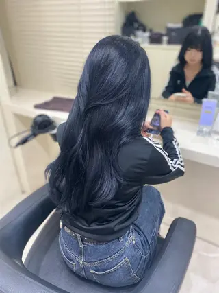 カラー 韓国風hair🖤 Maria🖤のヘアスタイル