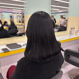 セミロング カラー ヘアアレンジ mai🍑暖色カラー /レイヤー💖のヘアスタイル
