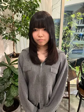 ミディアム 柴田 さくらのヘアスタイル