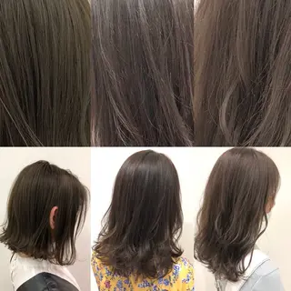 カラー 💖ブリーチなし透明 感💖ASAHIのヘアスタイル