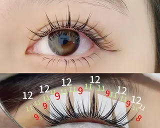 マツエク・マツパ APEX BEAUTYのマツエク・マツパデザイン