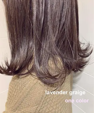 ミディアム やざき ちかのヘアスタイル