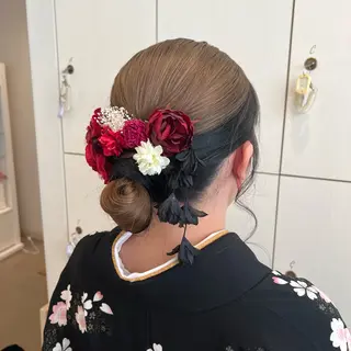 セミロング ヘアアレンジ 🌷川崎/ボブ/ アレンジ/コトネ🌷のヘアスタイル