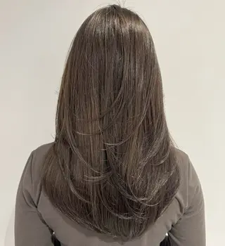 ロング 【韓国風、透明感】 韓国風⭐️新海龍哉のヘアスタイル