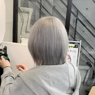 ミディアム カラー 髪質改善/ブリーチ /長山遼太郎のヘアスタイル