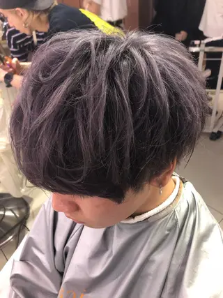 カラー メンズ 推しカラー オタク美容師 山本のヘアスタイル