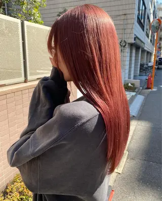 ロング カラー ハイトーン/デザイン hirokiのヘアスタイル