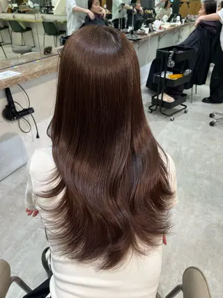 ロング 似合わせ×透明感カラ ーなら🎀マリアのヘアスタイル