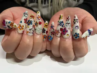 ロング ネイルサロン RU新越谷南越谷のネイルデザイン