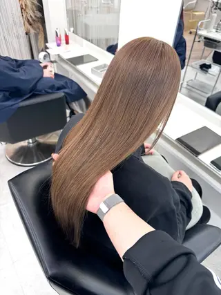 ロング カラー ParveMix🍀 藤原愛未のヘアスタイル