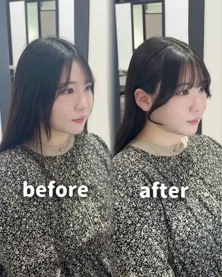 ロング YUZU🎀顔まわり ×レイヤーカットのヘアスタイル
