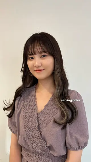 ロング 目黒 彩花のヘアスタイル