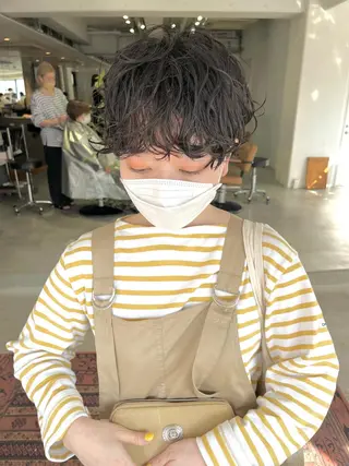 ショート パーマ 🌿似合わせ透明感 カラー松本朋幸🌿のヘアスタイル