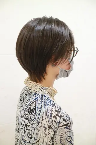 ショート カラー 斉藤 貴也のヘアスタイル