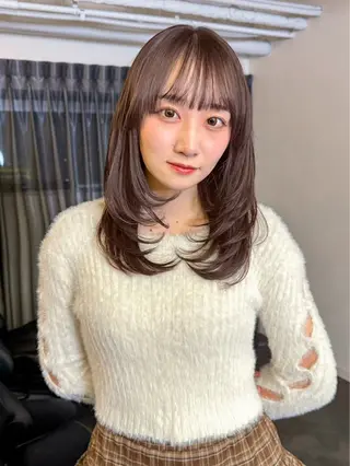 セミロング 撮影モデル様募集 直樹のヘアスタイル