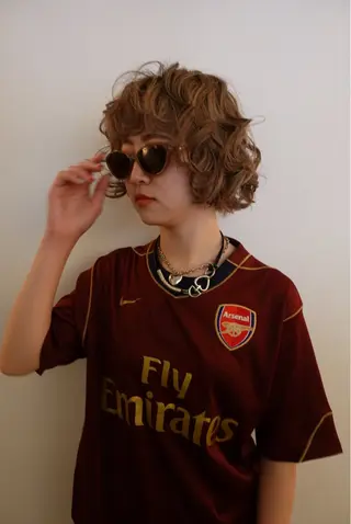 ショート カラー 文字 遼哉のヘアスタイル