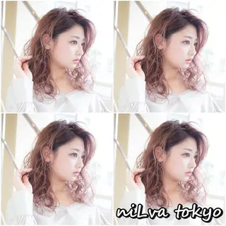 ミディアム カラー タナカ *歴10年以上*のヘアスタイル