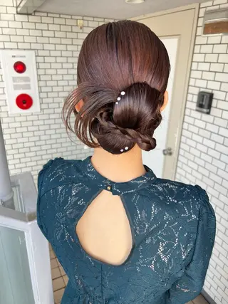 ヘアアレンジ 大人可愛いヘアメイク 💋🧚‍♀️しずかのヘアスタイル