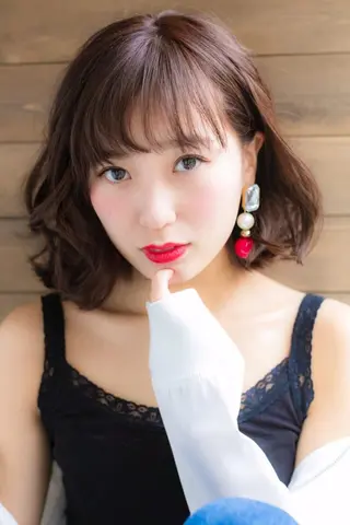 ミディアム カラー 桜木町/西山竜一 /大人可愛い×美髪のヘアスタイル