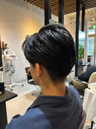 セミロング ONE.STOP. LABO/メンズのヘアスタイル