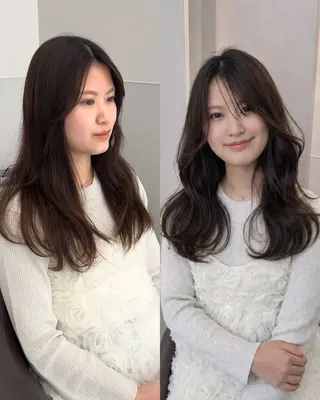 セミロング 峠 祐樹のヘアスタイル