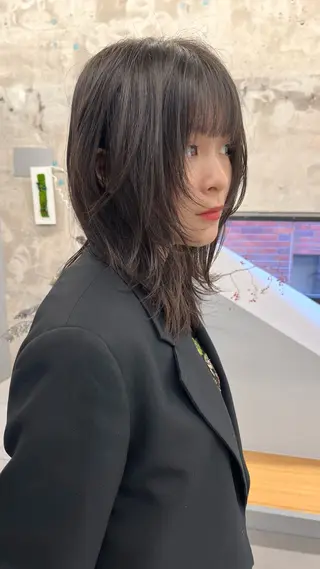 ロング カラー benji 学芸大学所属・朝が楽なパーマ 🌱ショート/緒方椋のヘアスタイル