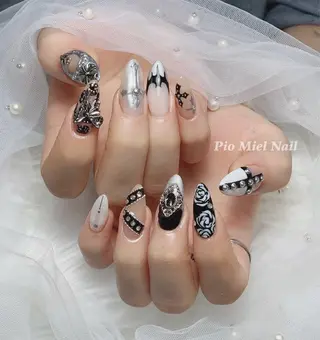 ネイル HANA 長さだしのネイルデザイン