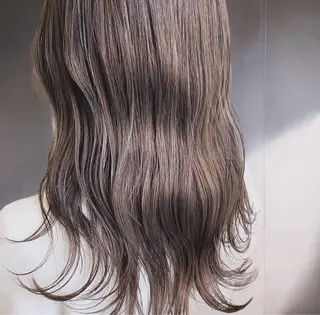 カラー 縮毛矯正×髪質改善 カラー×クロスパーマのヘアスタイル