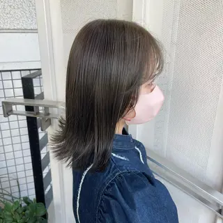 ミディアム はまだ かんたのヘアスタイル