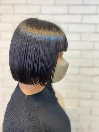 ショート カラー ヨシダ フミノリのヘアスタイル
