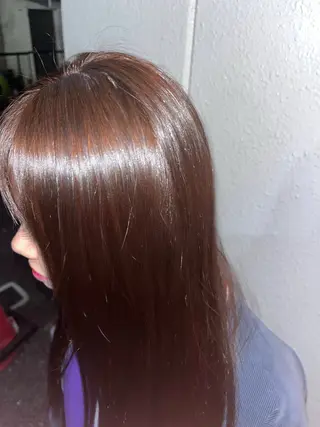 ロング カラー 武原 虹音のヘアスタイル
