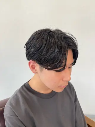 パーマ メンズ ｼﾉｻﾞｷ ｷﾅのヘアスタイル