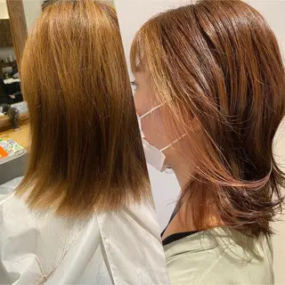 ミディアム 髪質改善 大内翔太のヘアスタイル