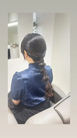 ロング 白土 さくらのヘアスタイル