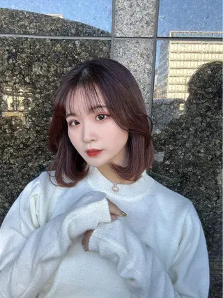 ミディアム カラー ヘアアレンジ キッズ 🌿レイヤー/ブリー チ/🌿‬JINのヘアスタイル