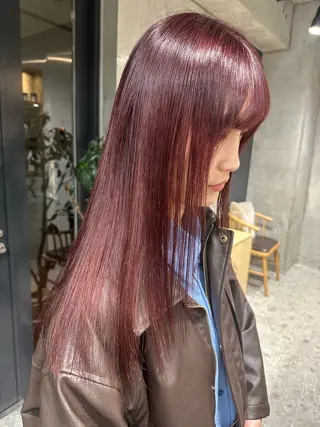 セミロング ︎🤎W color MIYU‎🤎のヘアスタイル