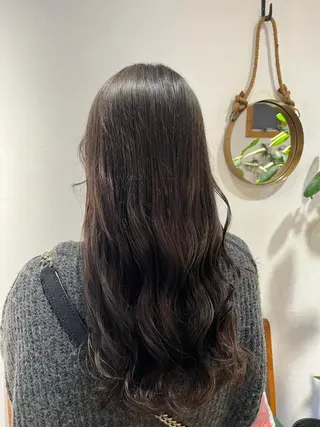 ロング カラー saaya💙 ブリーチなしカラーのヘアスタイル