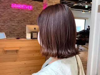 ミディアム 吉田 聡一のヘアスタイル