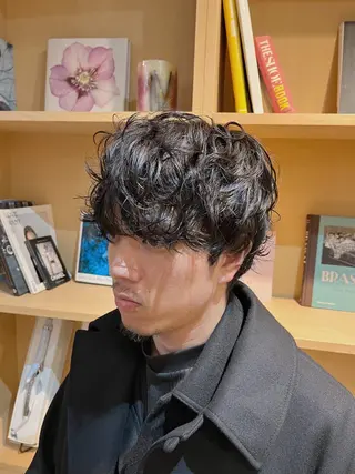 ショート パーマ メンズ ‪🌿パーマ大好評 メンズ特化🌿ワタルのヘアスタイル