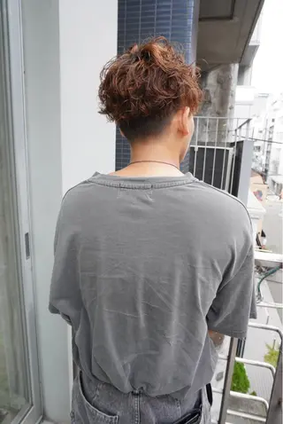 ショート パーマ cime所属・cime(シィーム) 宮元茉里奈のヘアスタイル