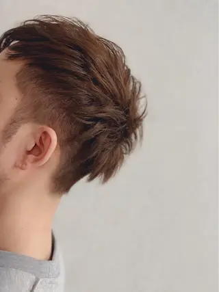 ショート カラー メンズ AND .のマツエク・マツパデザイン