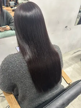 ロング カラー レイヤー/ハッシュ 三好悠生のヘアスタイル