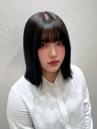 ミディアム カラー stair:case 💖大類舞衣子💖のヘアスタイル