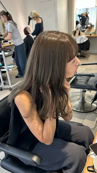ミディアム カラー じゅわっと暖色カラー 🍊Moemiのヘアスタイル